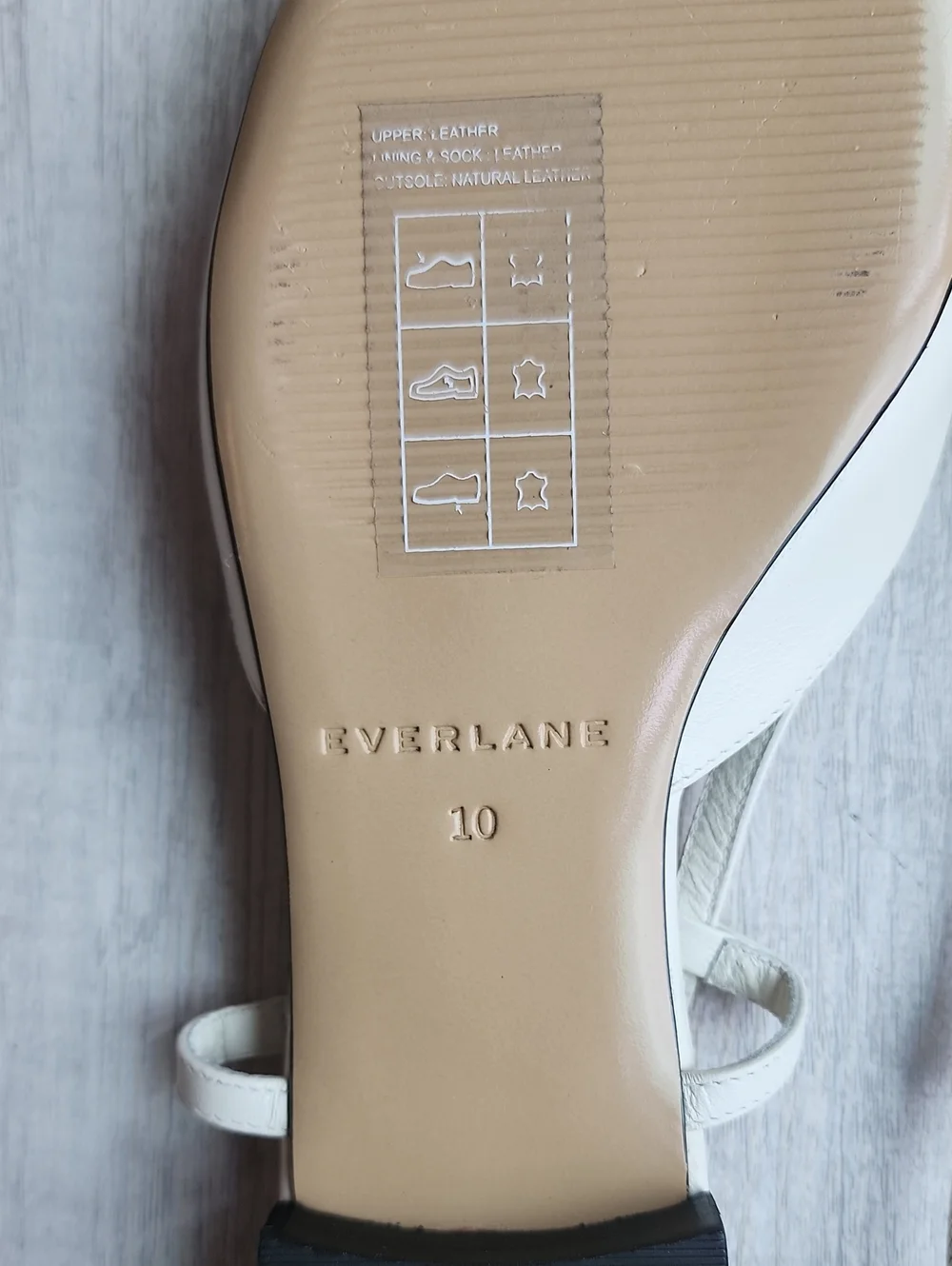 Everlane The Studio Slingback Flat Nwot
